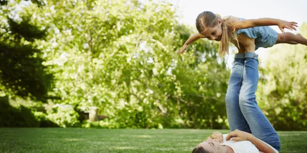 Mother-daughter-on-lawn